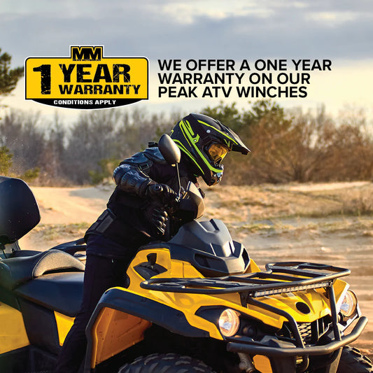 ATV Winch with Synthetic Rope 3500lb
