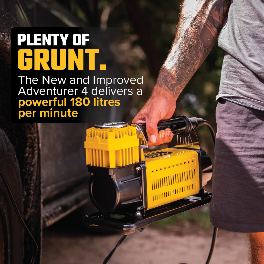 MEAN MOTHER® ADVENTURER 4 - 180LPM AIR COMPRESSOR WITH WIRELESS REMOTE CONTROL