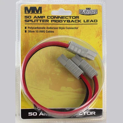 Anderson Connector Splitter Piggyback Lead 50Amp